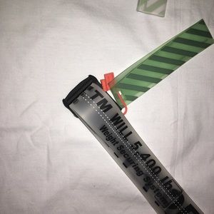 Off-White Black Transparent Belt
